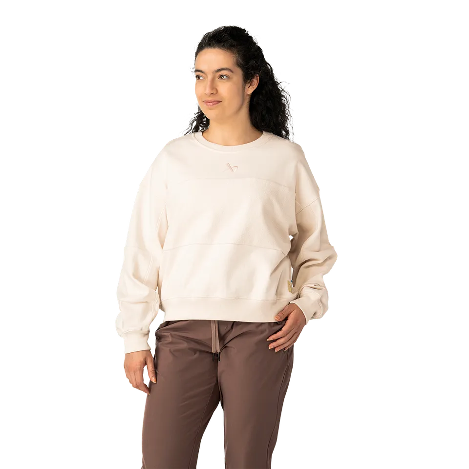 bauer-core-felpa-girocollo-french-terry-donna image 1