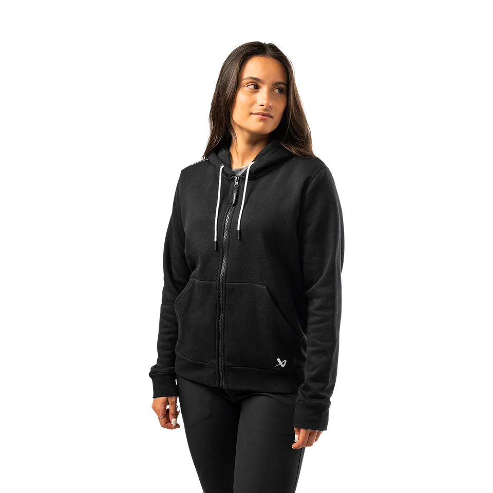 bauer-s25-team-full-zip-felpa-con-cappuccio-donna image 1
