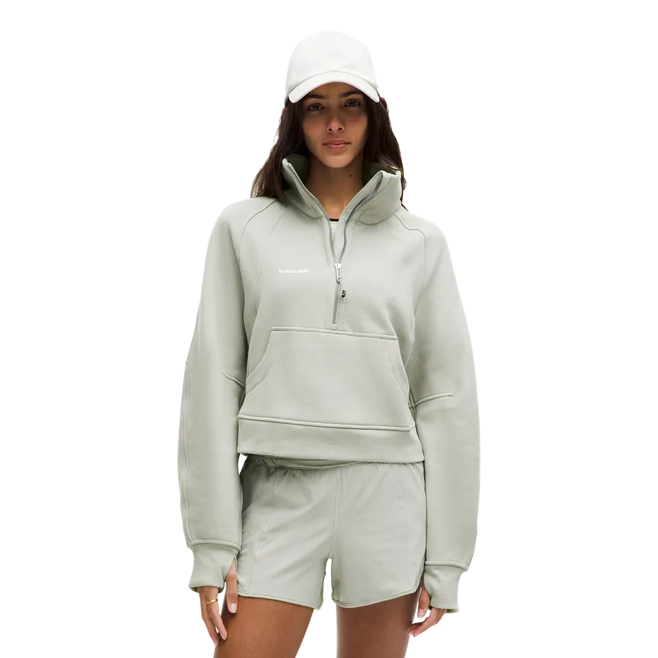 bauer-x-lululemon-scuba-felpa-half-zip-collo-a-imbuto-oversize image 1