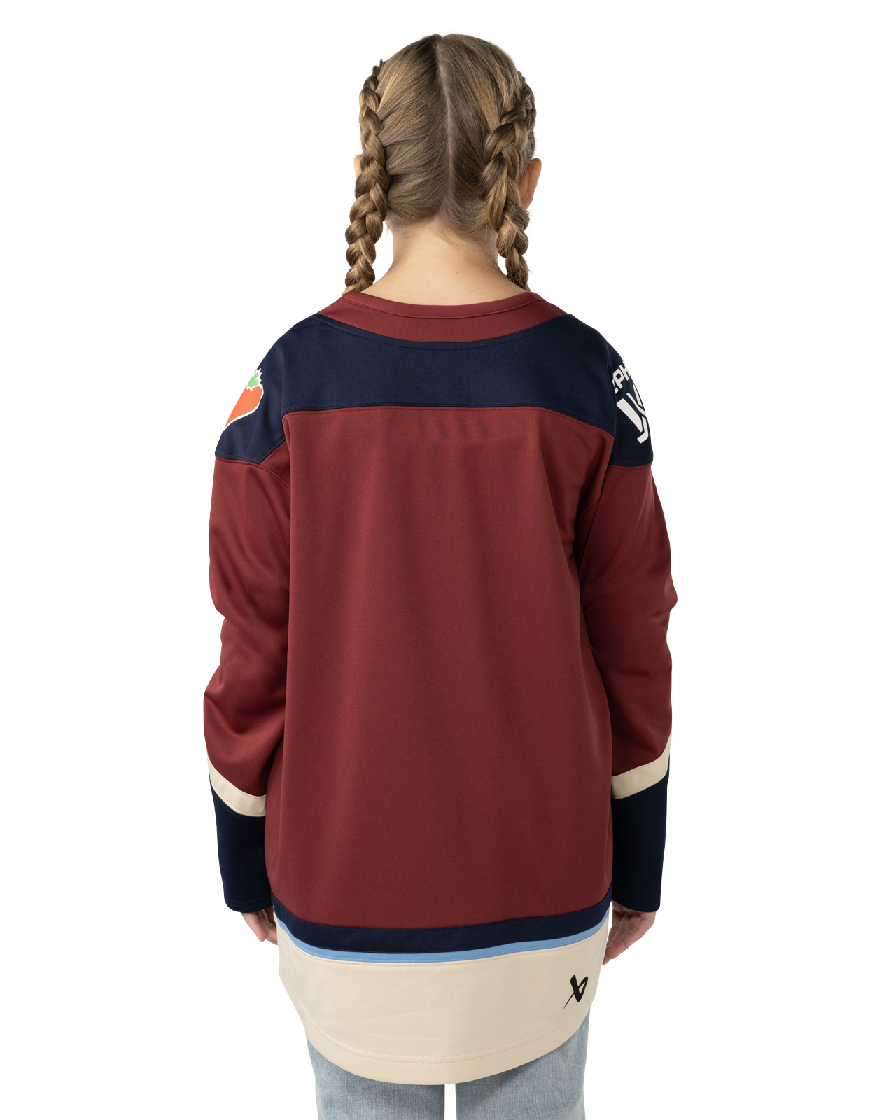 bauer-pwhl-montreal-victoire-maglia-home-replica-bambino-kids image 3