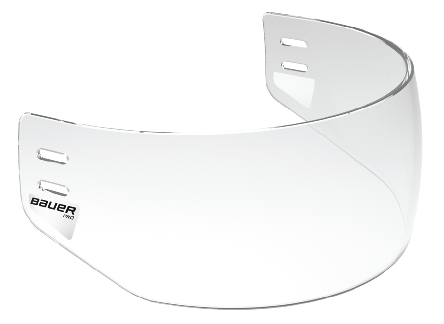 bauer-pro-straight-visor-visiera-hockey-trasparente image 1