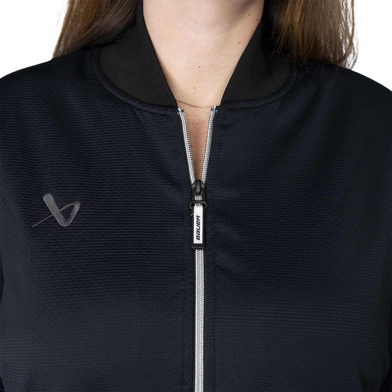 bauer-train-full-zip-giacca-allenamento-donna-con-zip-intera image 3