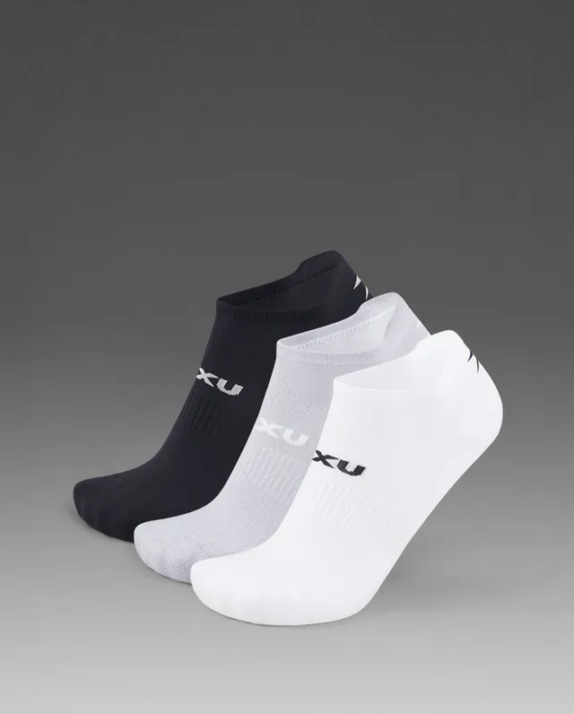 2xu-ankle-socks-3-pack-calzini-corti-training-nero-bianco image 1