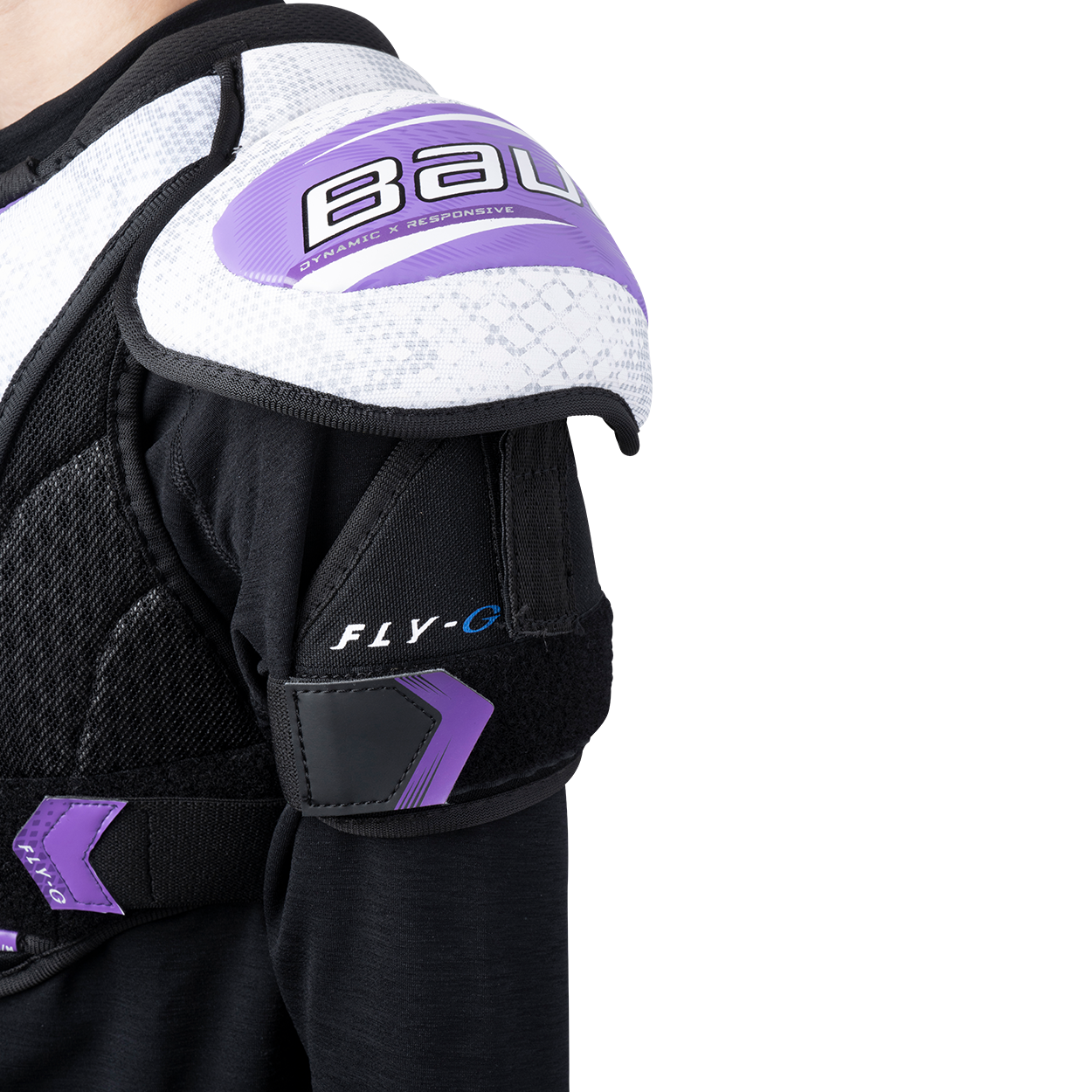 bauer-vapor-fly-g-paraspalle-hockey-ghiaccio-junior-donna image 5
