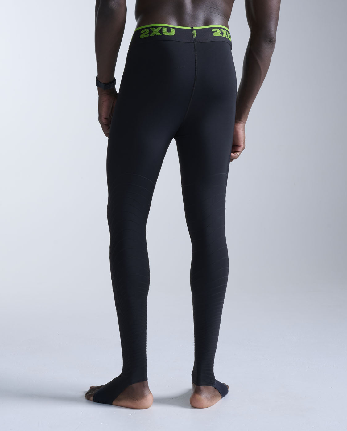 2xu-power-recovery-compression-tights-with-fir-leggings-recupero-compressione-ne image 2