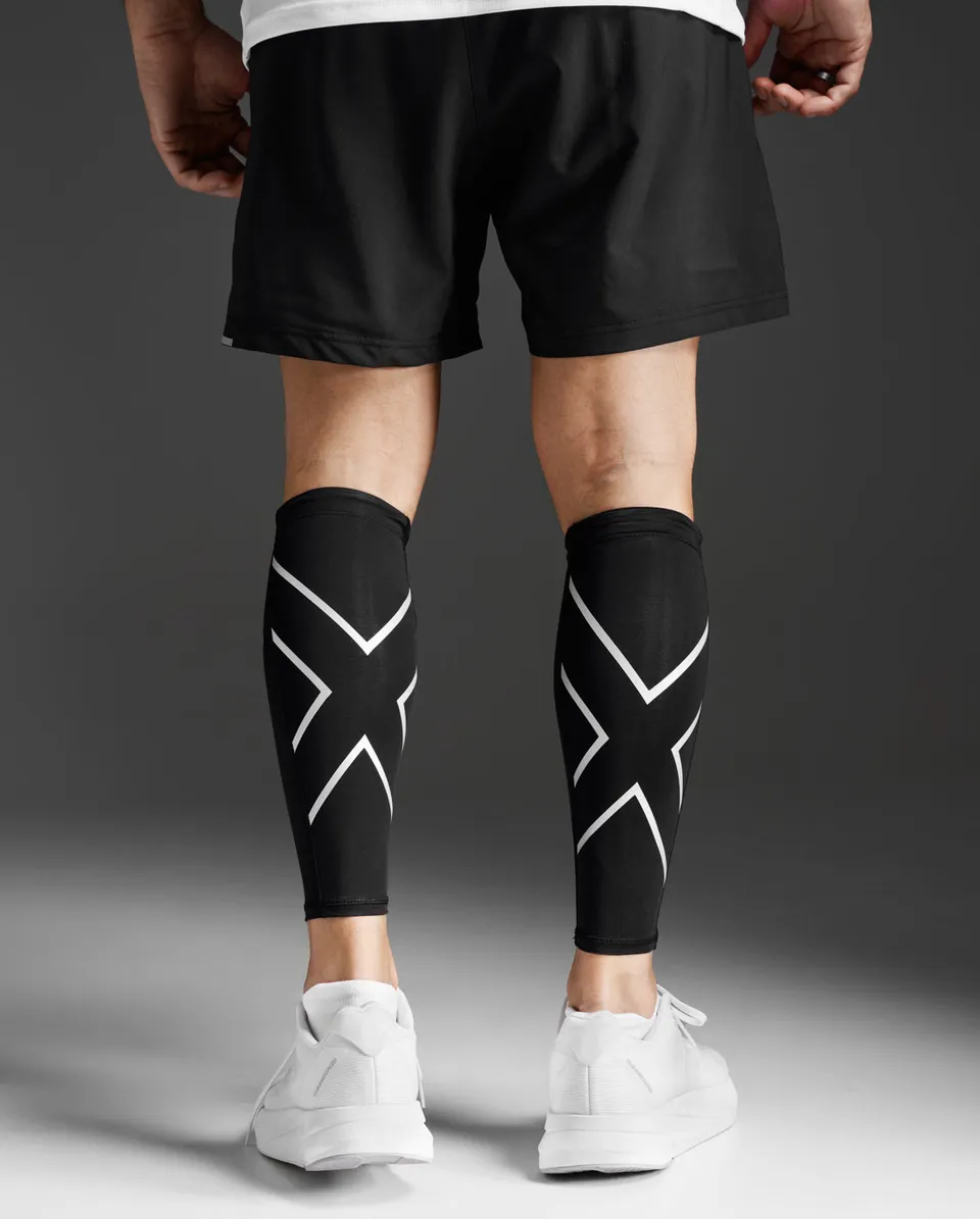 2xu-compression-calf-guards-gambali-compressivi-paio-neri image 1