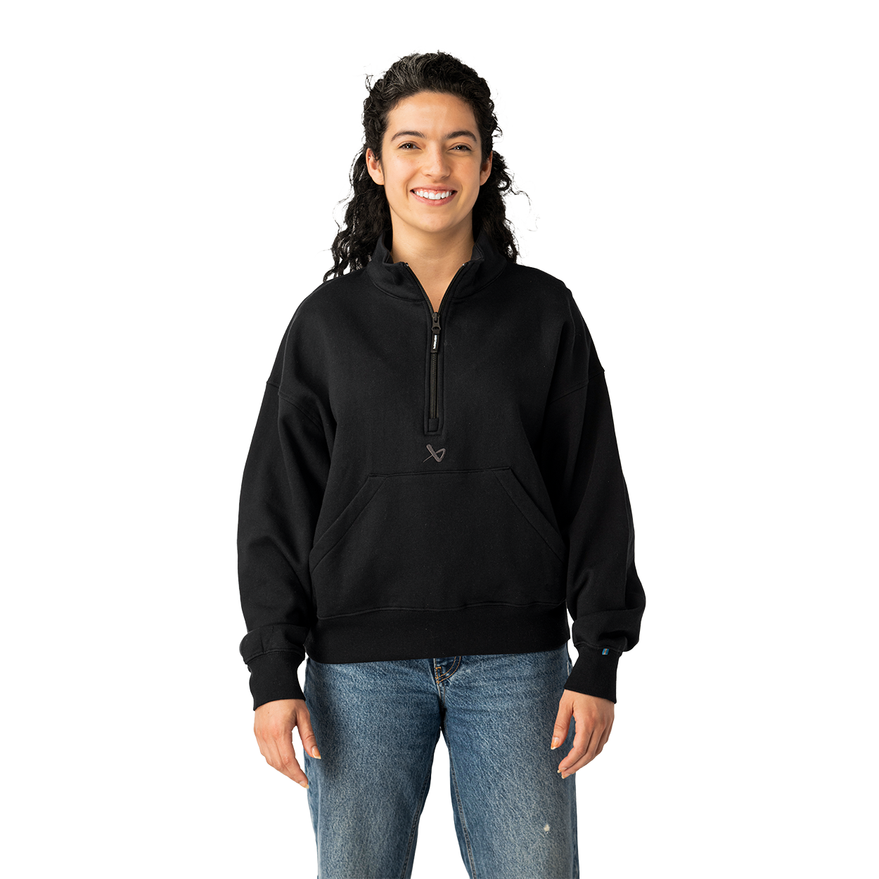 bauer-off-day-felpa-donna-quarter-zip-con-cerniera image 1
