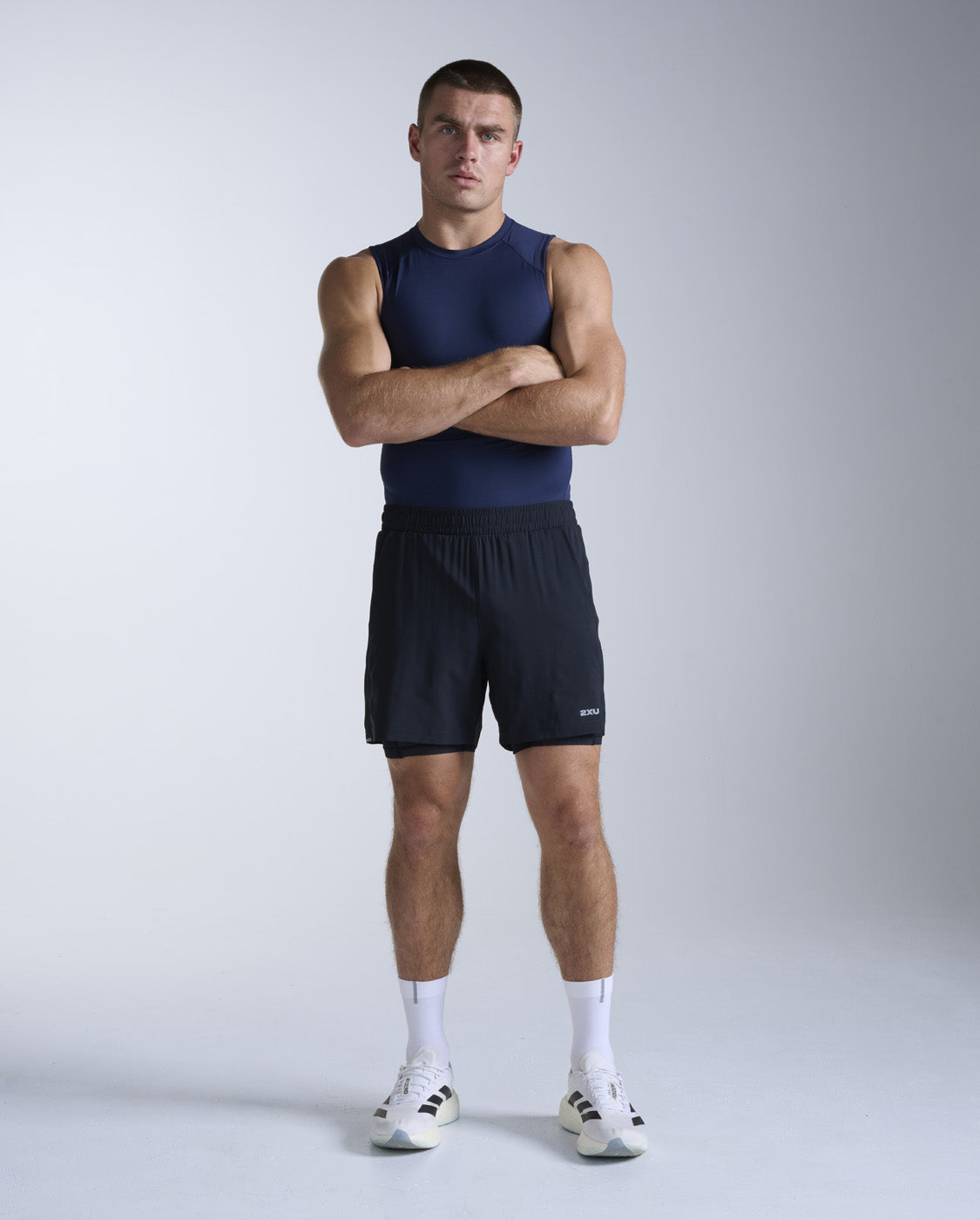 2xu-core-compression-canotta-sleeveless-uomo-blu-base image 1