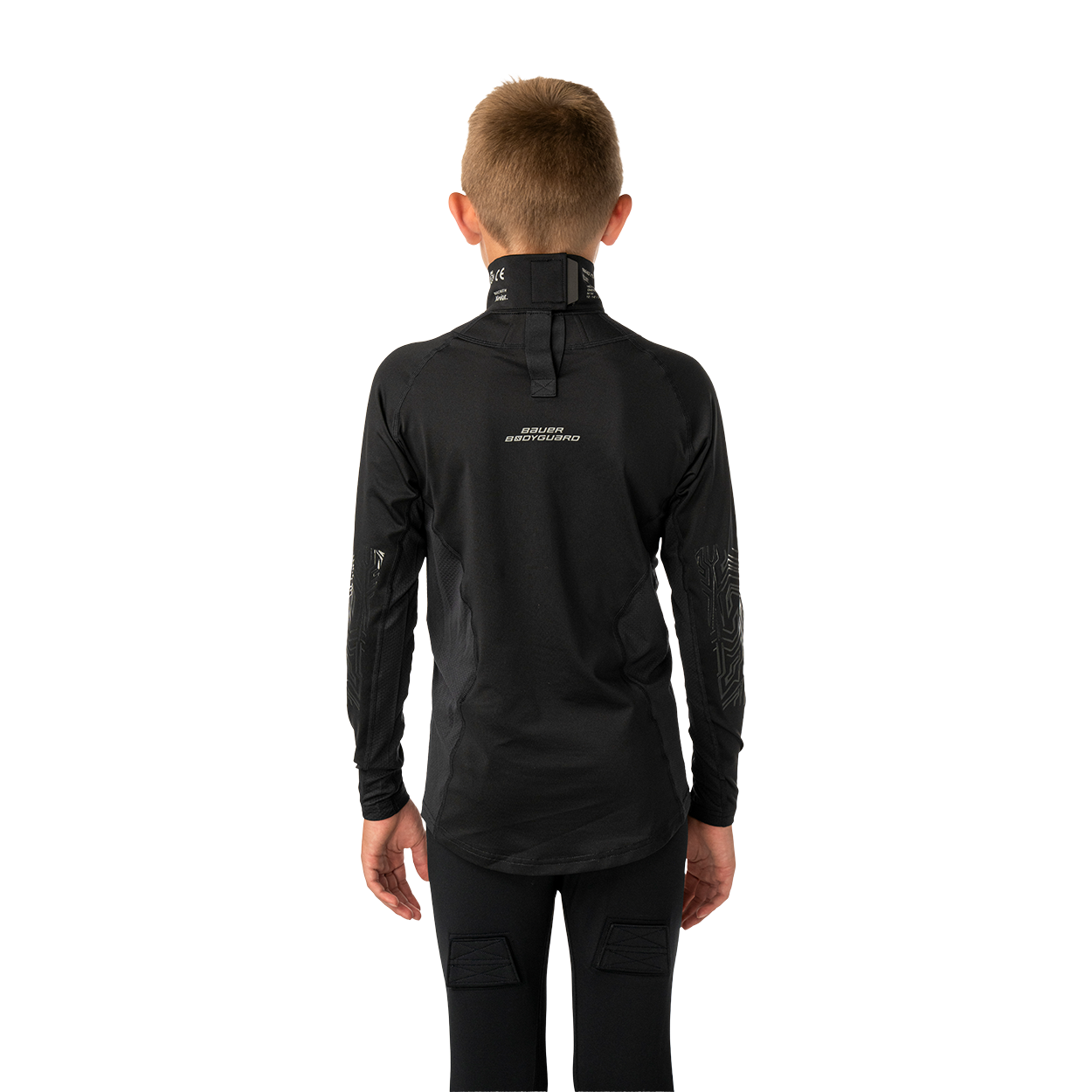 bauer-bodyguard-protective-baselayer-youth-maglia-protettiva-con-collo-kevlar image 2