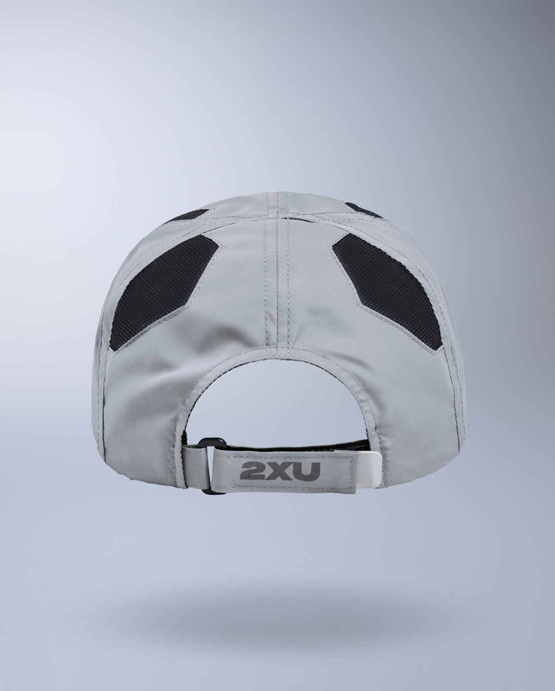 2xu-run-cap-unisex-cappellino-running-grigio-traspirante image 3