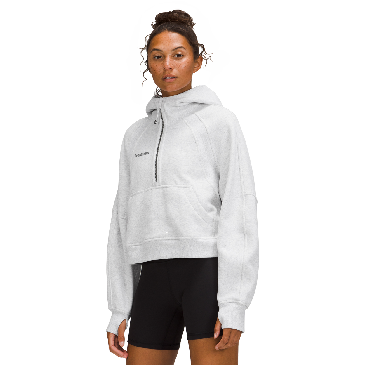 bauer-x-lululemon-scuba-half-zip-donna-felpa-oversize image 1