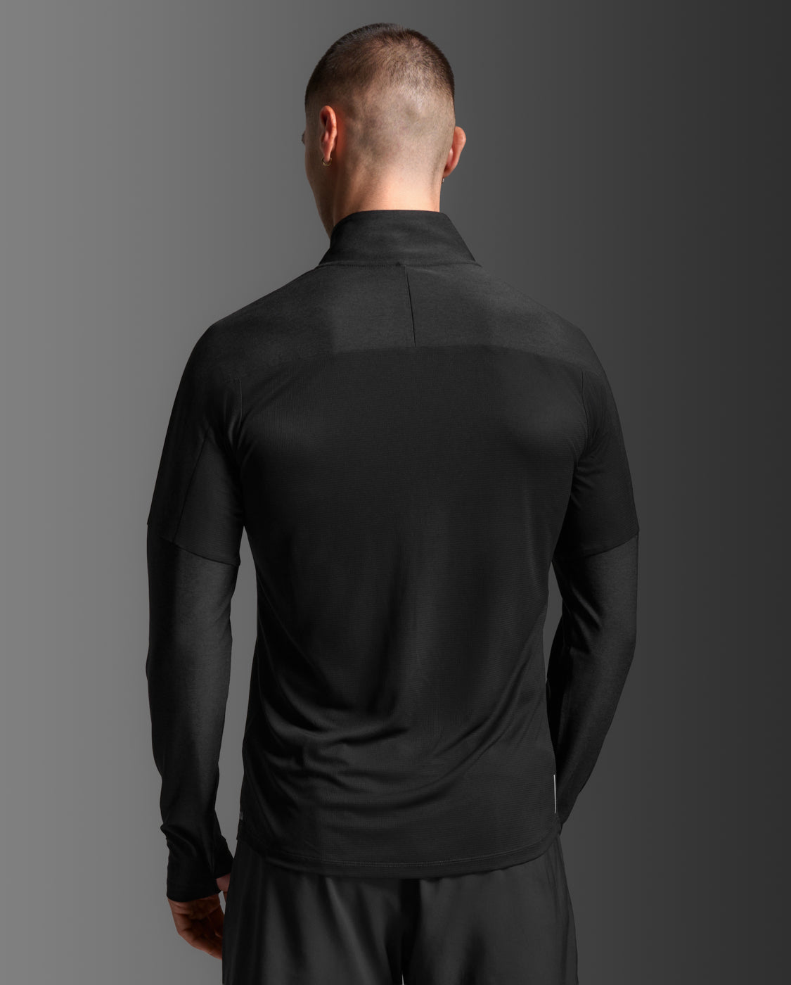 2xu-aero-1-2-zip-maglia-running-mezza-zip-nera image 2