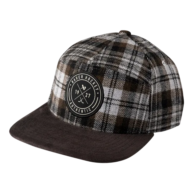 bauer-plaid-snapback-senior-cappellino-hockey-flanella image 1