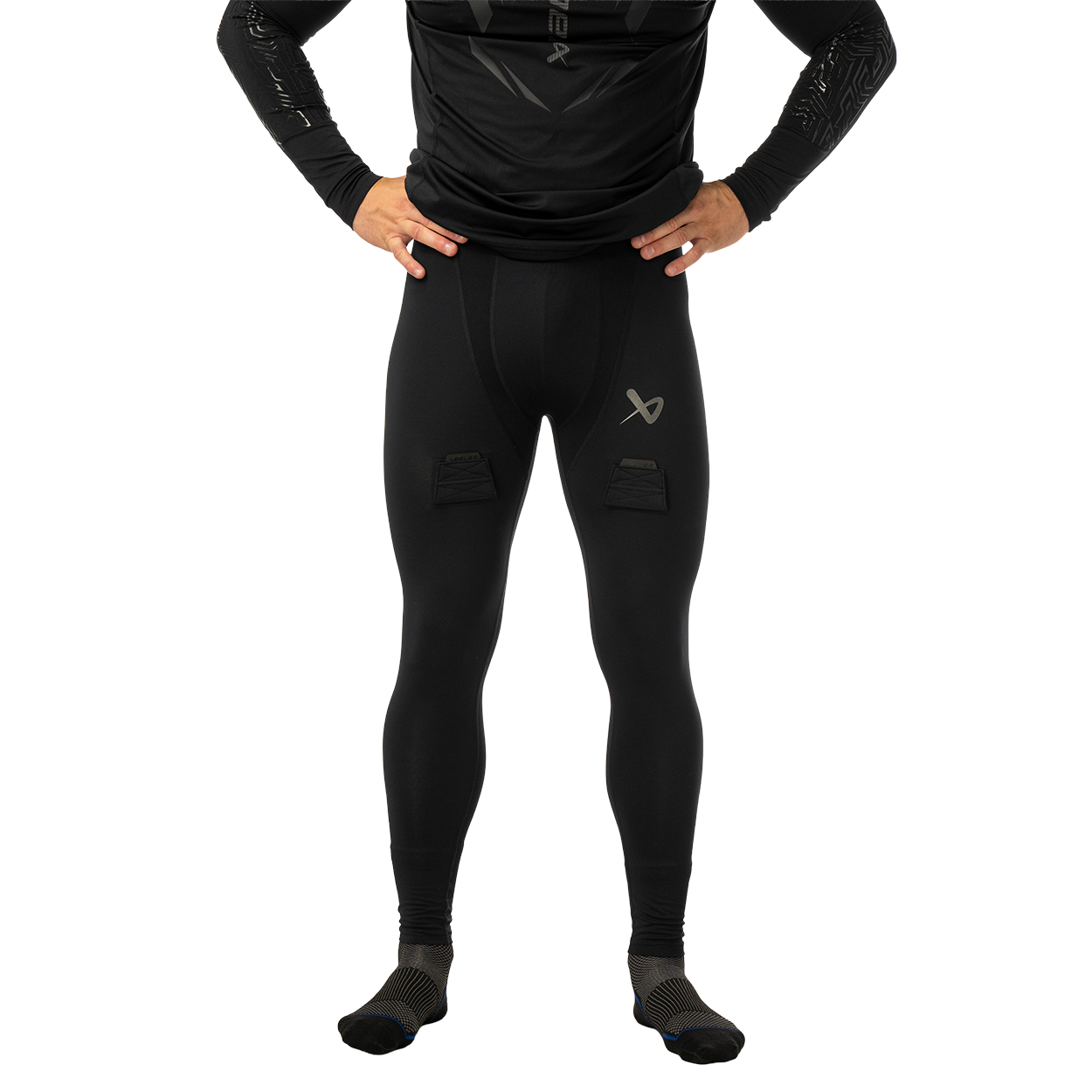 bauer-performance-baselayer-pantalone-compressivo-con-tasca-conchiglia-senior image 1