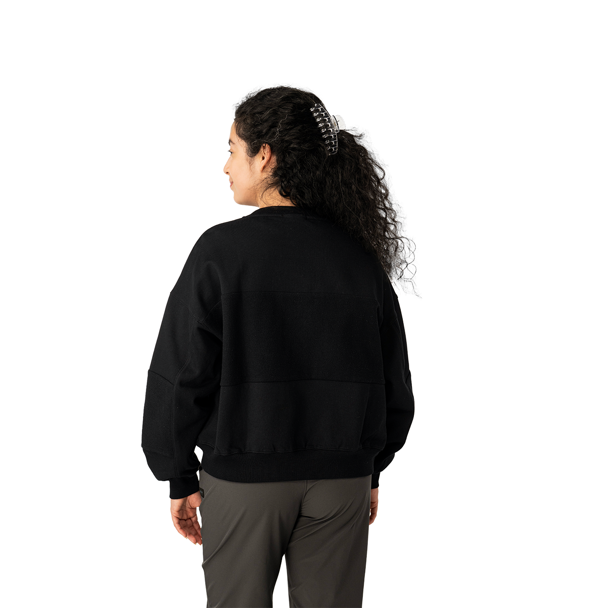 bauer-core-felpa-girocollo-donna-french-terry-cotone image 5