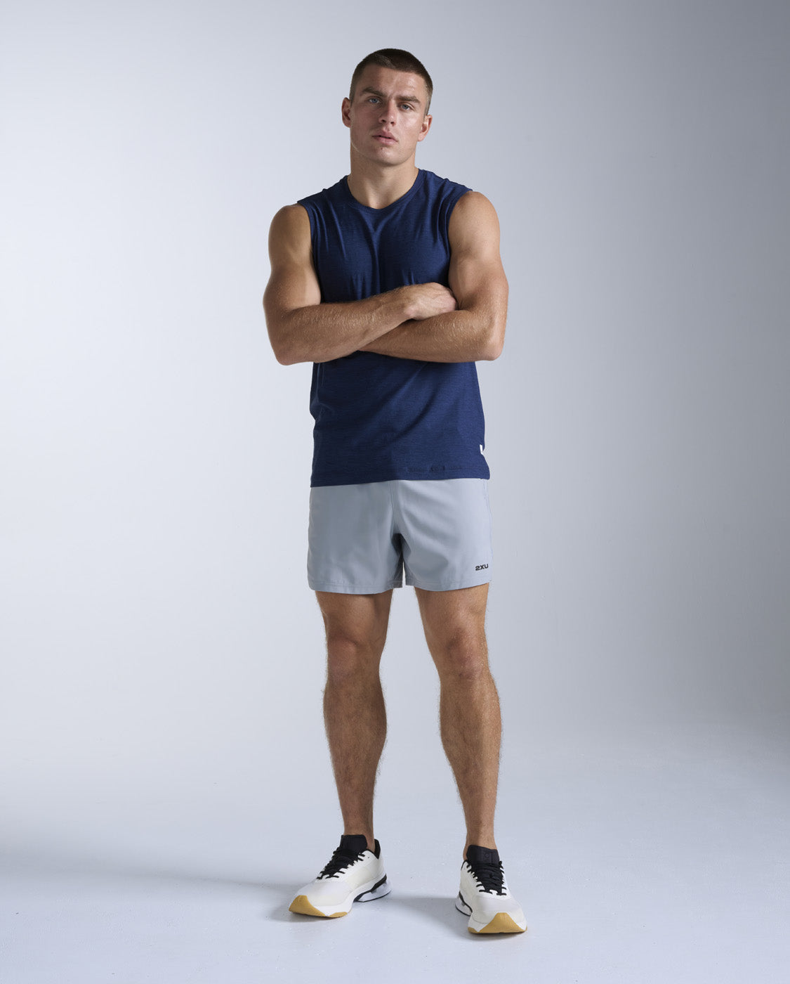 2xu-signature-tank-canotta-training-uomo-blu image 3