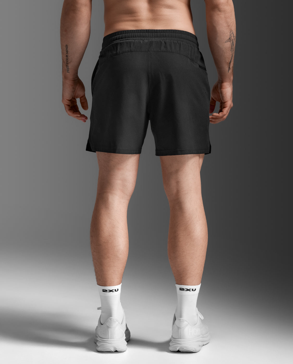 2xu-aero-hybrid-swim-shorts-running-nuoto-nero image 4