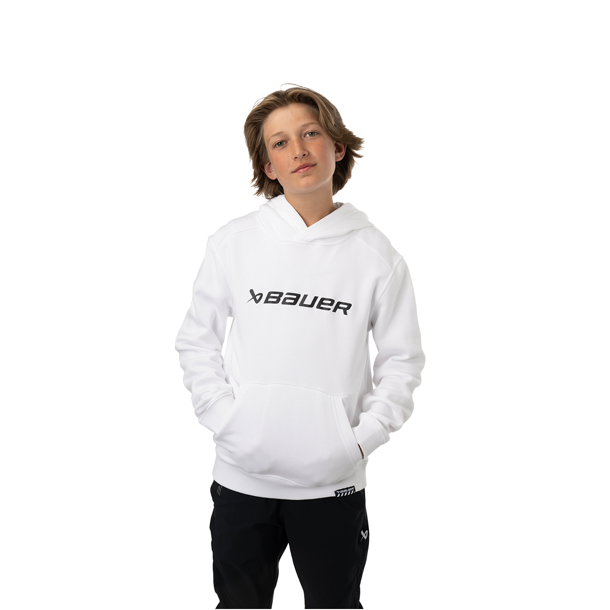 bauer-core-ultimate-hoodie-youth-felpa-con-cappuccio-da-ragazzo image 1