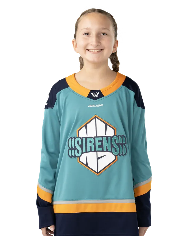 bauer-pwhl-new-york-sirens-maglia-hockey-ghiaccio-home-kids image 1