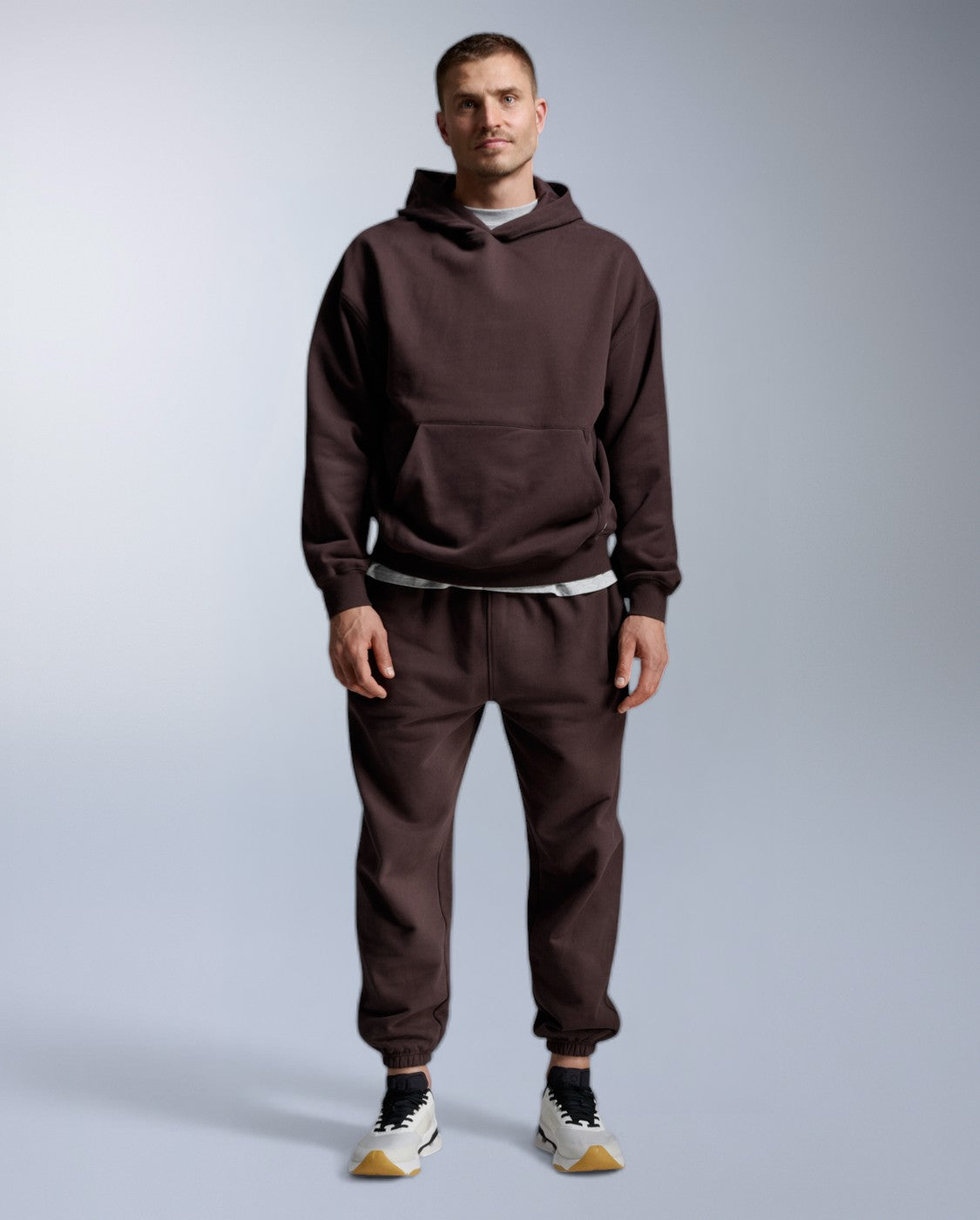 2xu-ez-oversized-organic-cotton-hoodie-felpa-unisex-marrone image 3