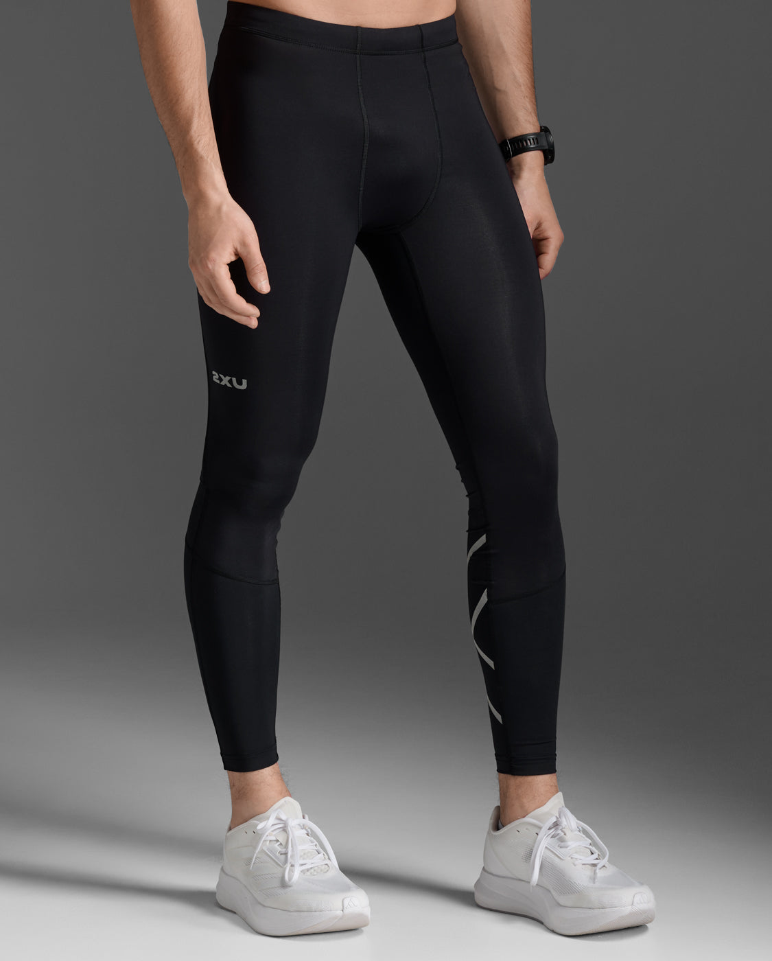 2xu-aero-compression-tights-nero-con-heiq-smart-temp image 3