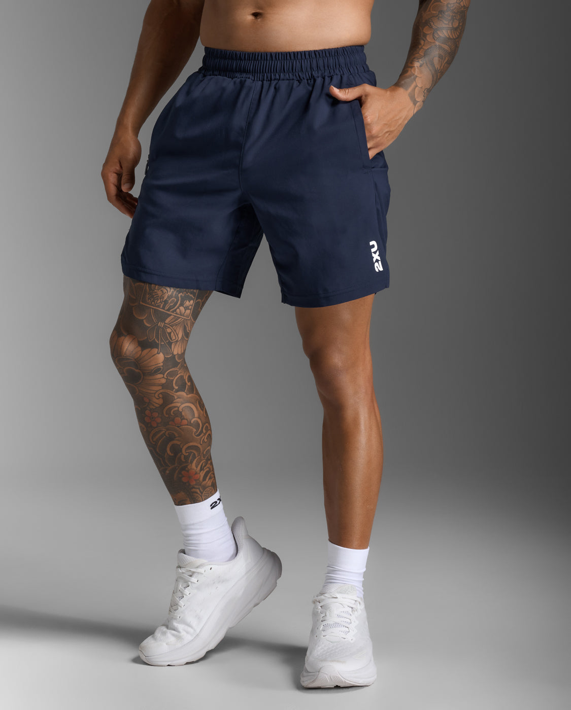 2xu-aspire-7-inch-shorts-uomo-blu-navy image 4