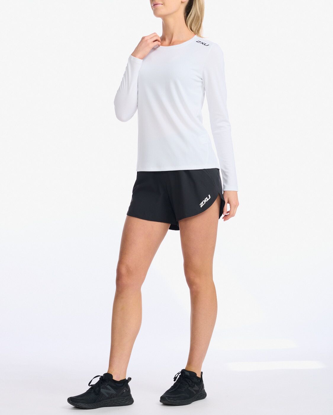 2xu-aspire-manica-lunga-donna-maglia-training-bianca image 4