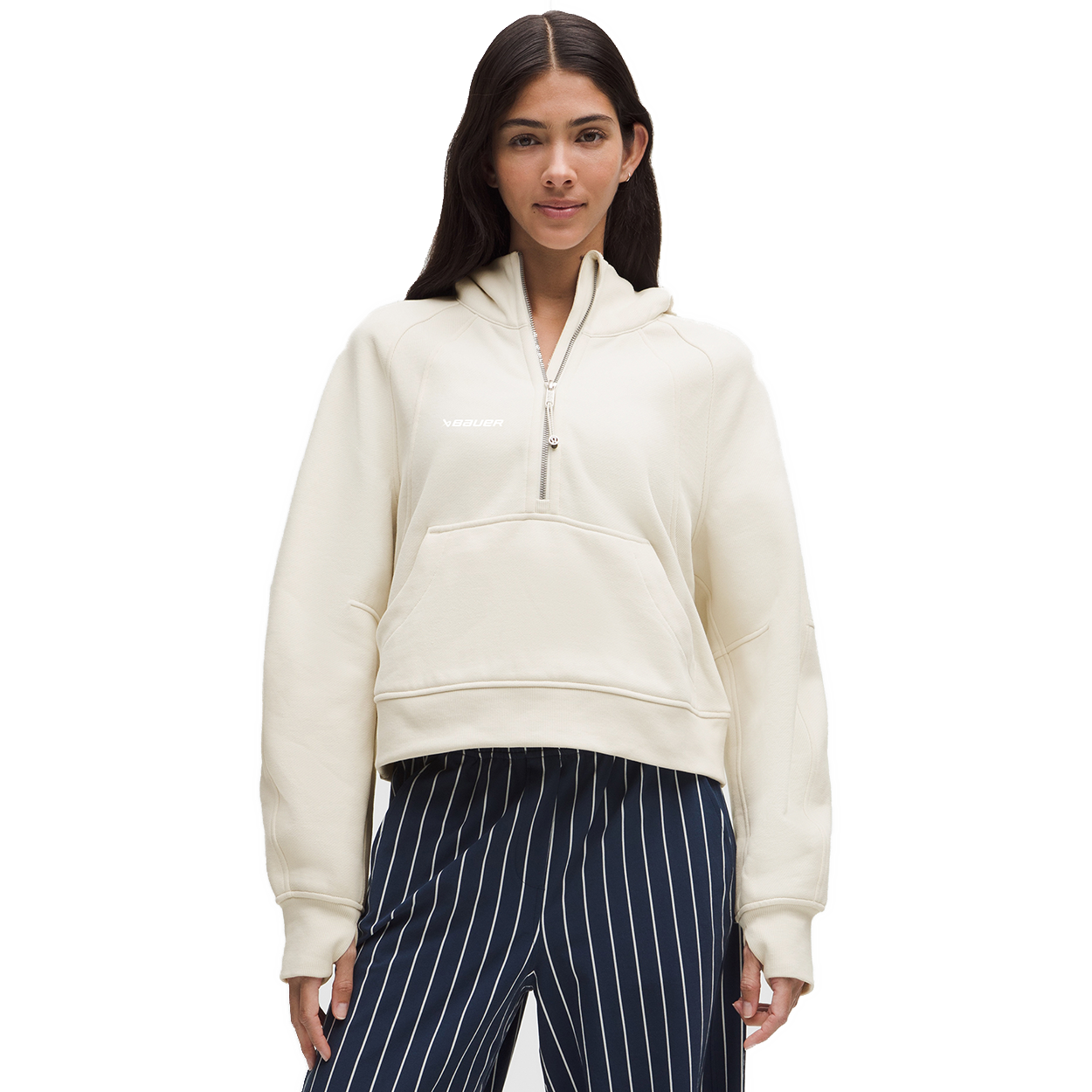 bauer-x-lululemon-scuba-felpa-half-zip-oversize-donna-2 image 1