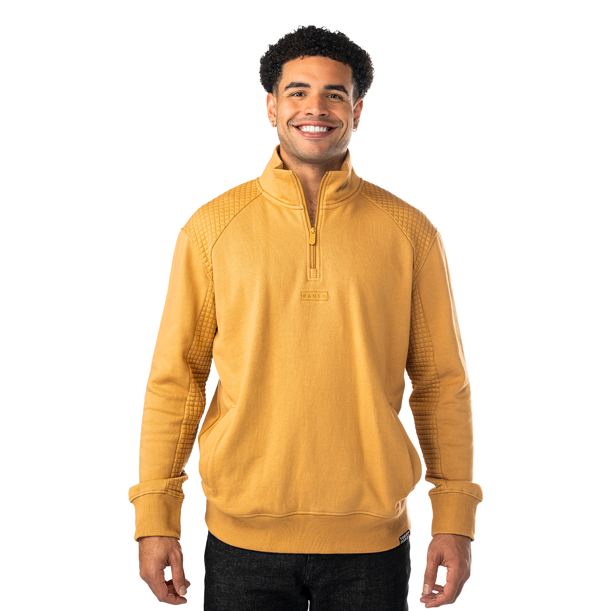 bauer-fireside-quilted-mezza-zip-senior-felpa-cotone image 8