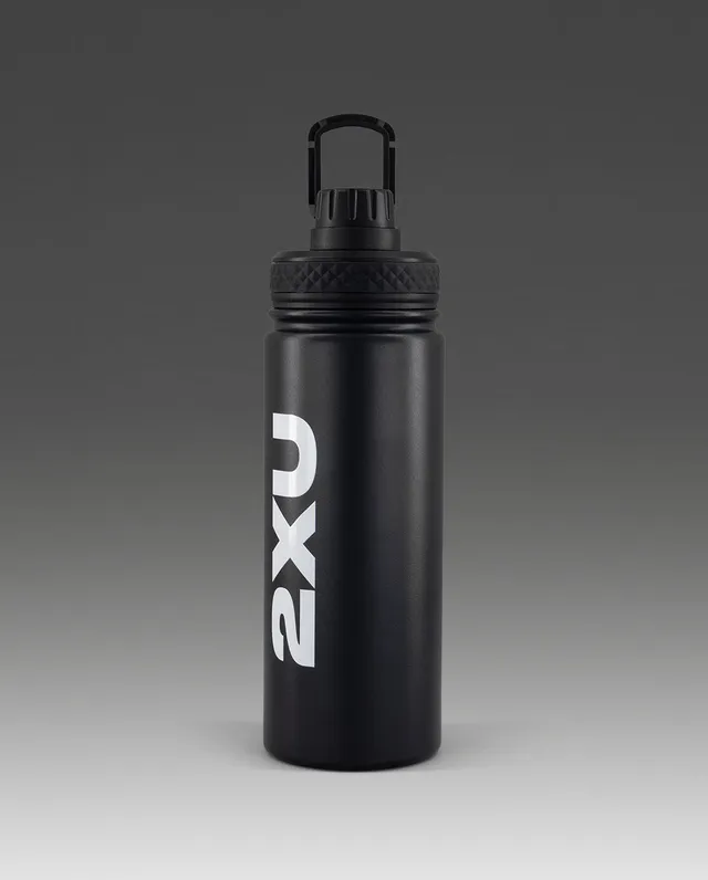 2xu-metal-water-bottle-borraccia-termica-nera image 1