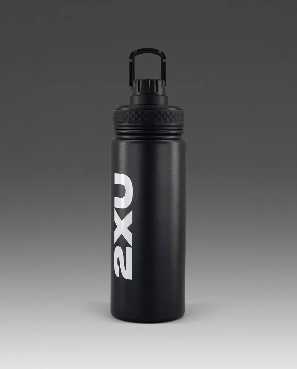 2xu-metal-water-bottle-borraccia-termica-nera image 1
