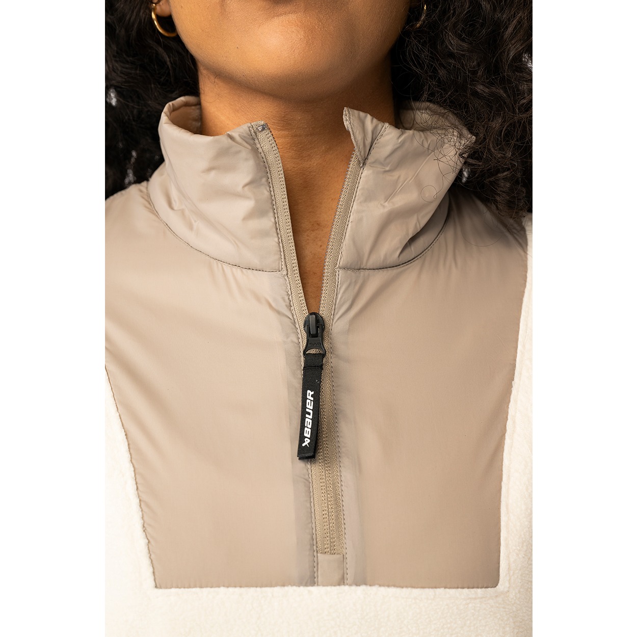 bauer-polar-fleece-zip-donna-felpa-pile-mezza-zip image 2