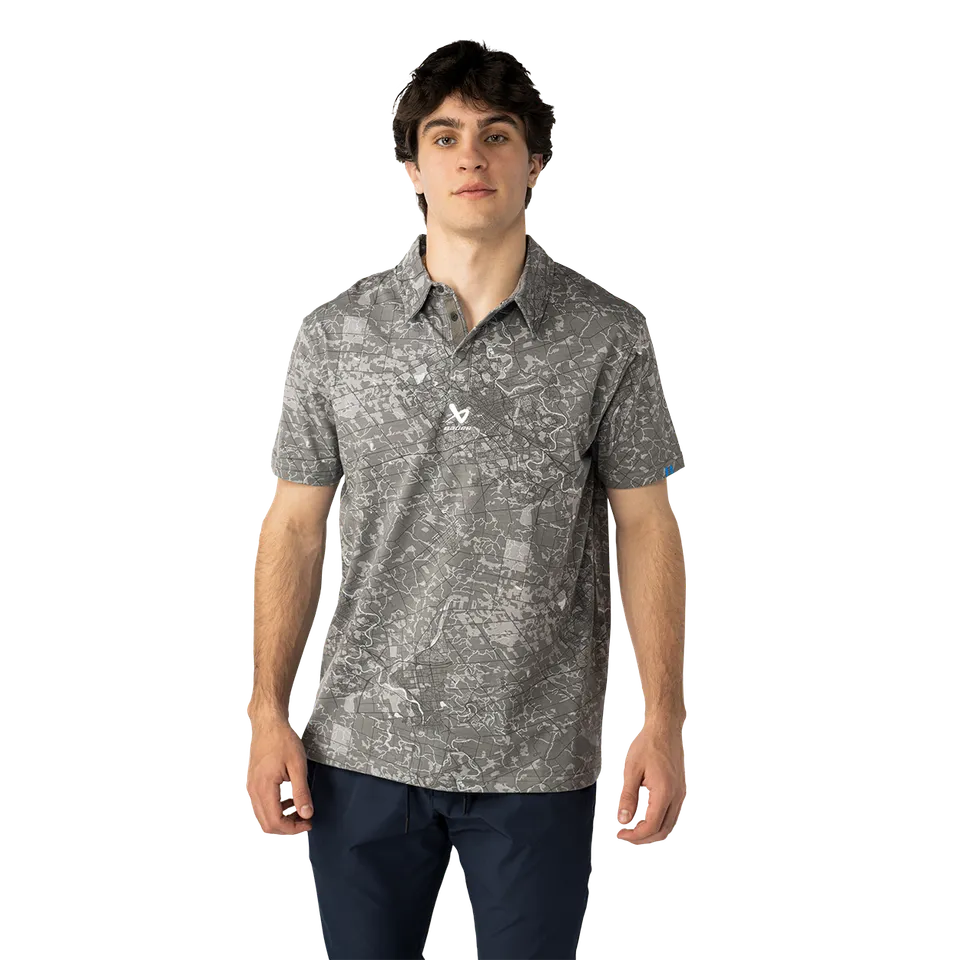 bauer-runoff-polo-senior-polo-uomo-manica-corta image 1