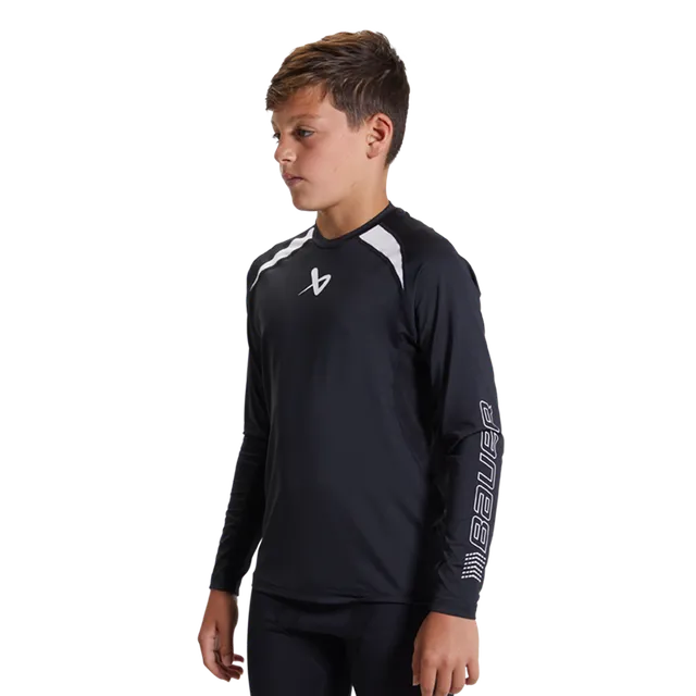 bauer-performance-baselayer-maglia-termica-manica-lunga-youth image 1