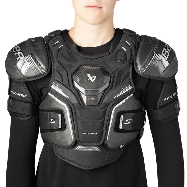 bauer-supreme-f50-pro-junior-spallaccio-hockey-su-ghiaccio image 1