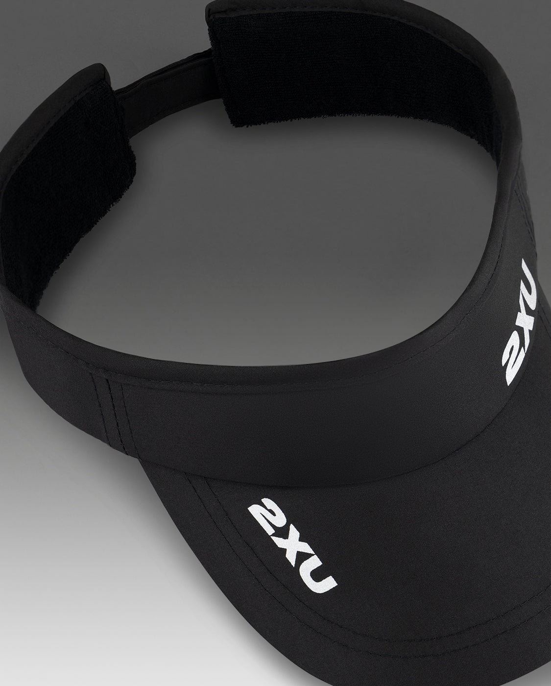 2xu-run-visor-unisex-nero-visiera-running-leggera image 5