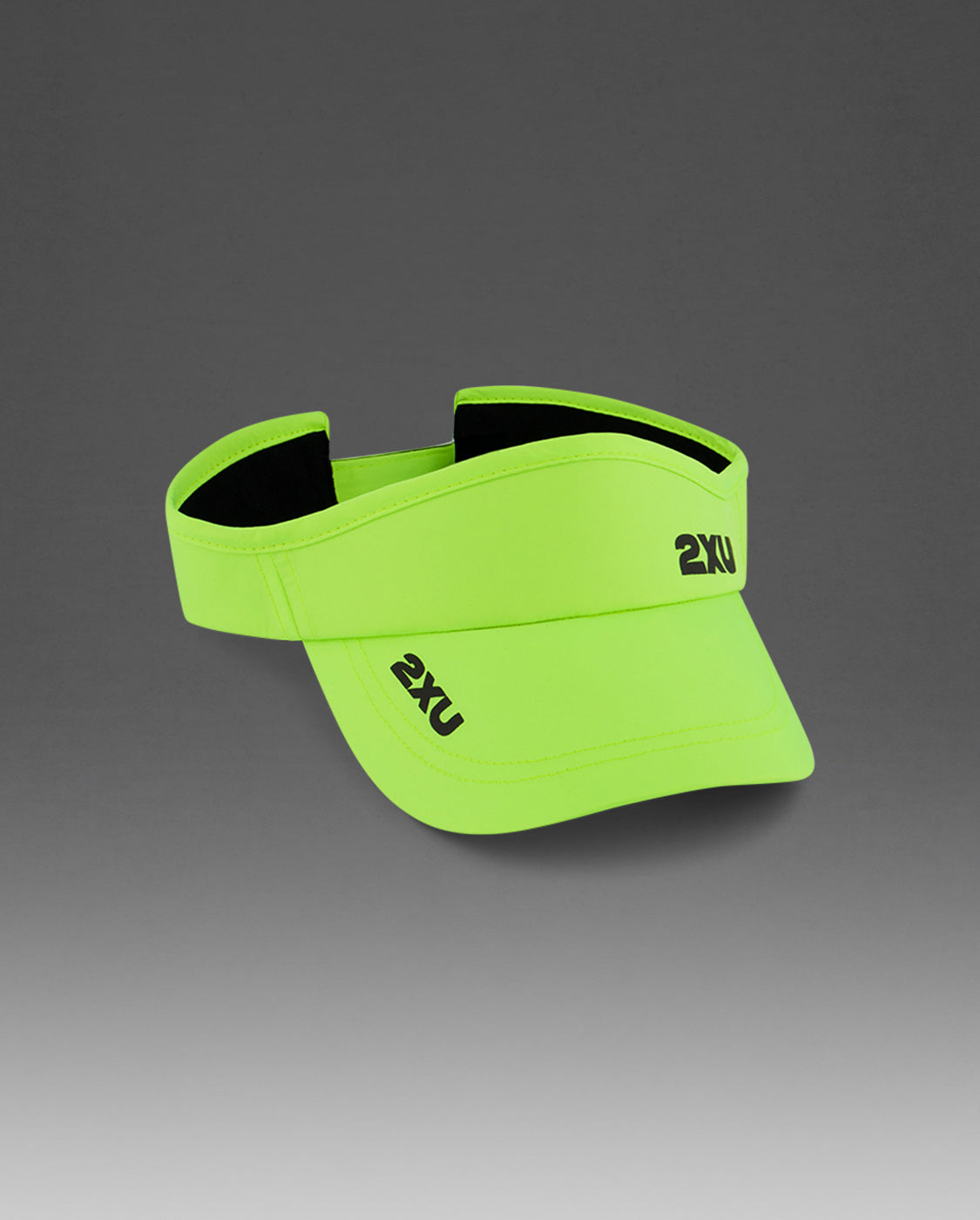 2xu-run-visor-visiera-running-giallo-fluo-unisex image 1