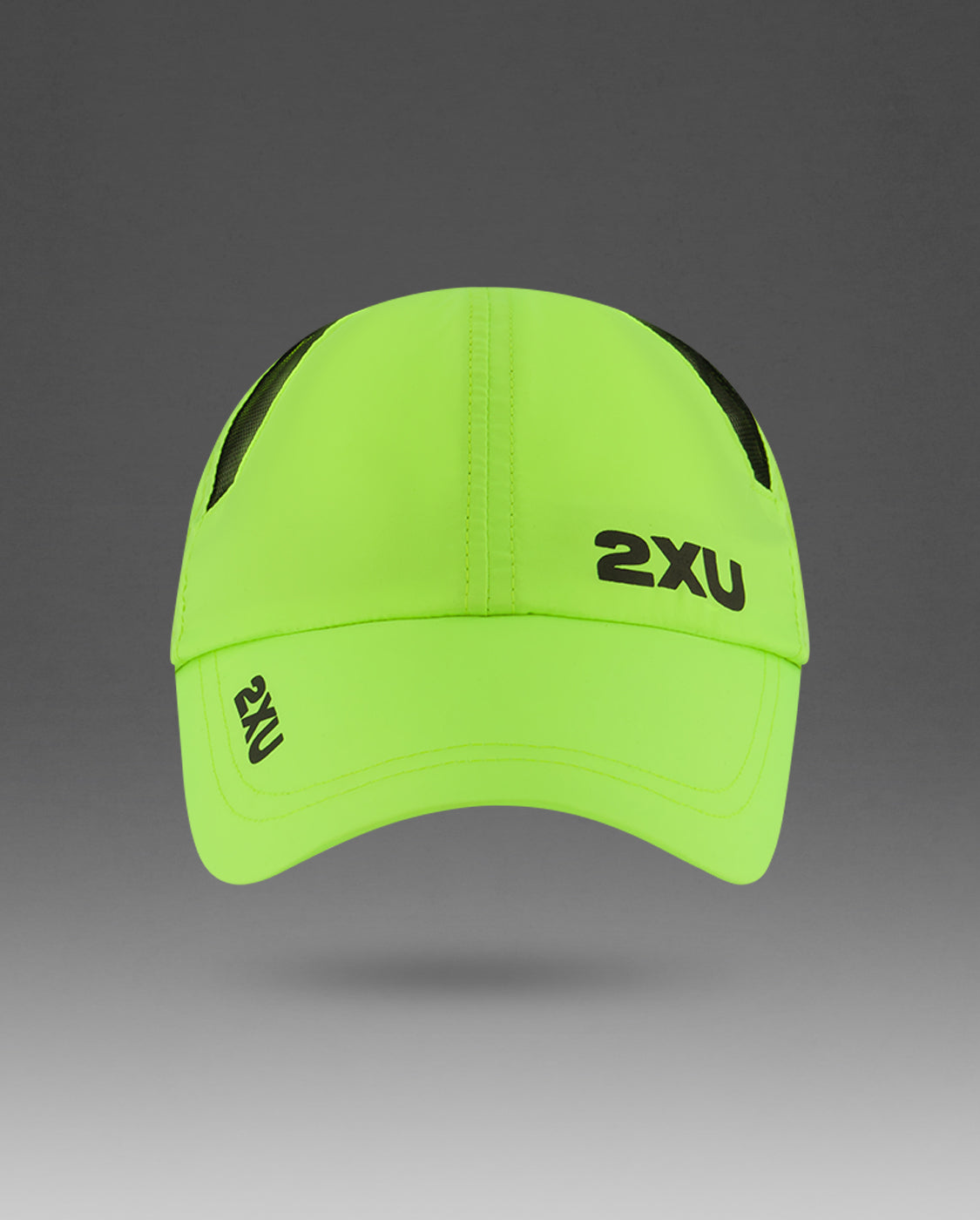 2xu-run-cap-cappellino-running-giallo-fluo-unisex image 2