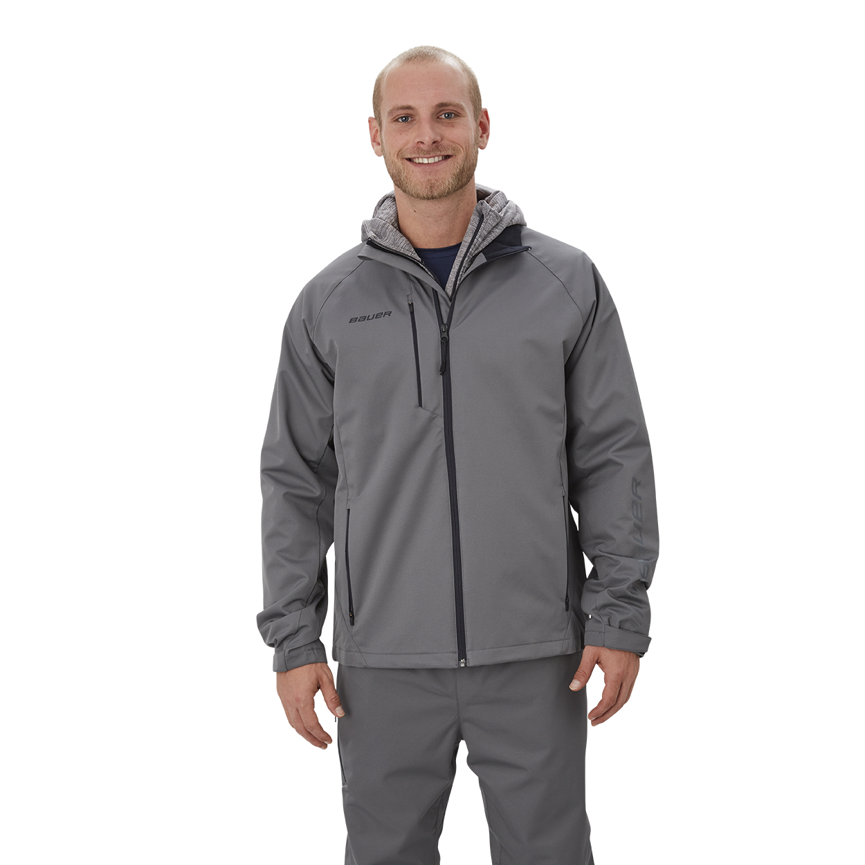bauer-hockey-lightweight-jacket-senior-giacca-leggera-idrorepellente image 3