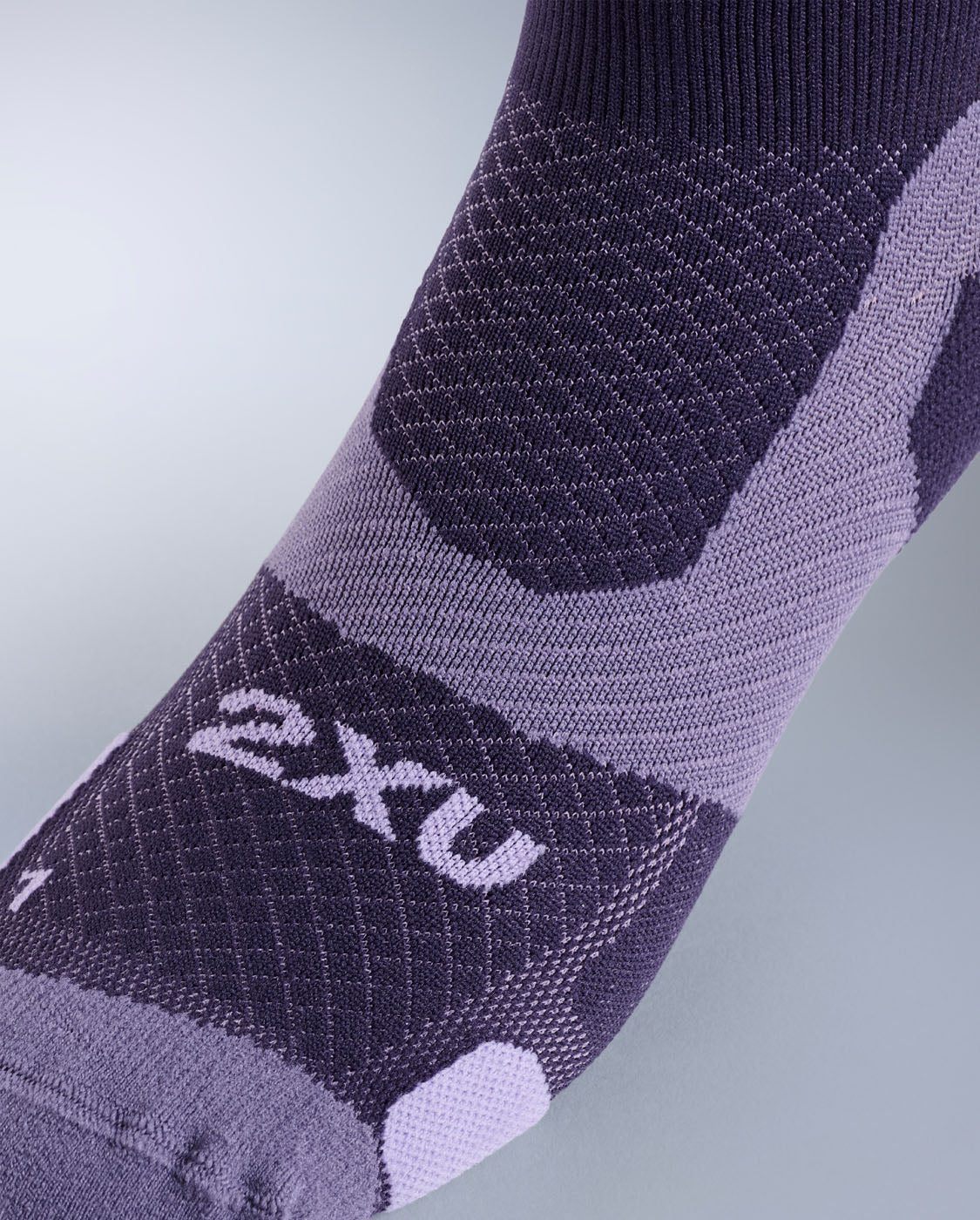 2xu-vectr-light-cushion-crew-socks-viola-uomo-calze-running-ammortizzate image 3
