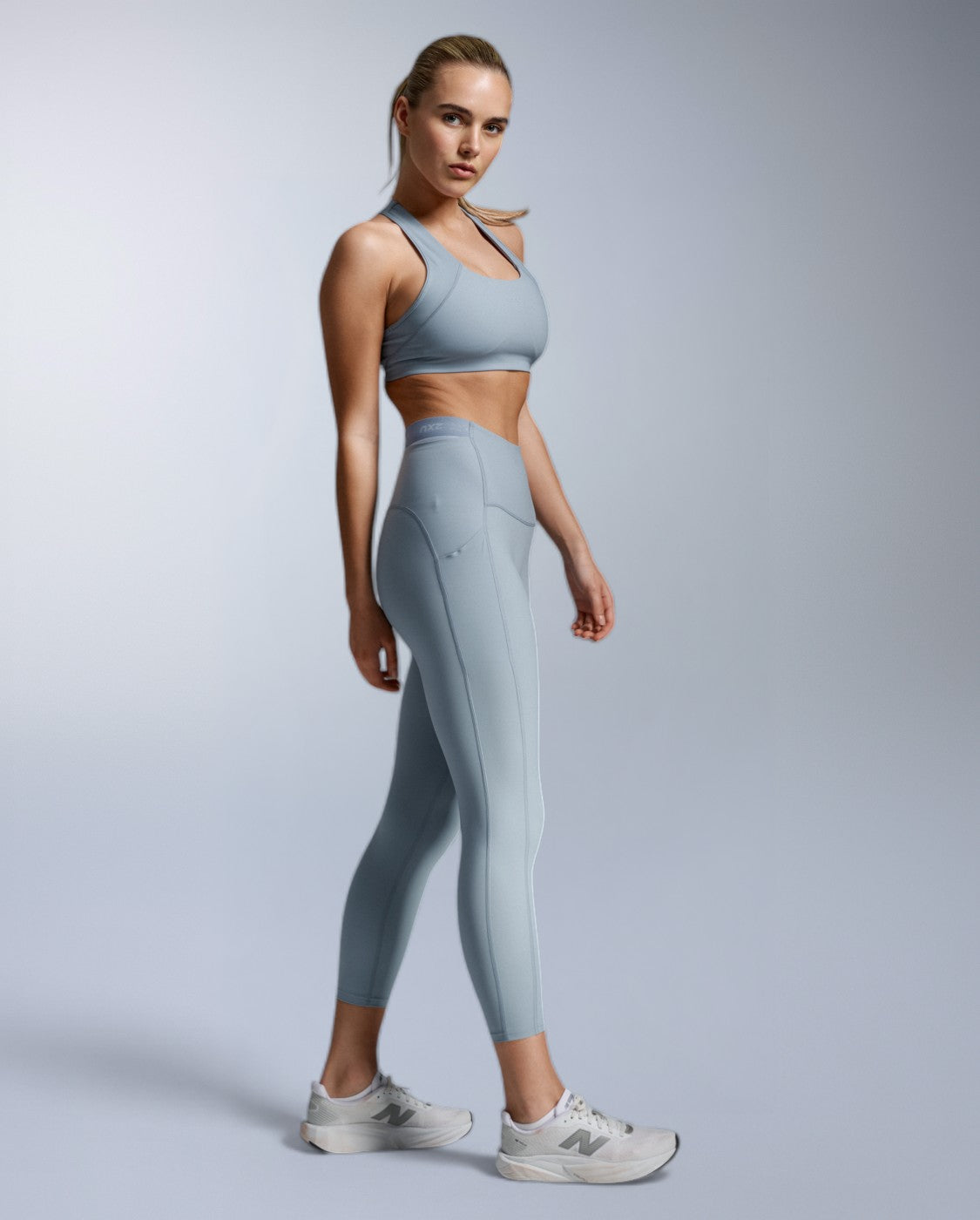 2xu-form-stash-hi-rise-compression-7-8-tights-leggings-donna-blu image 6