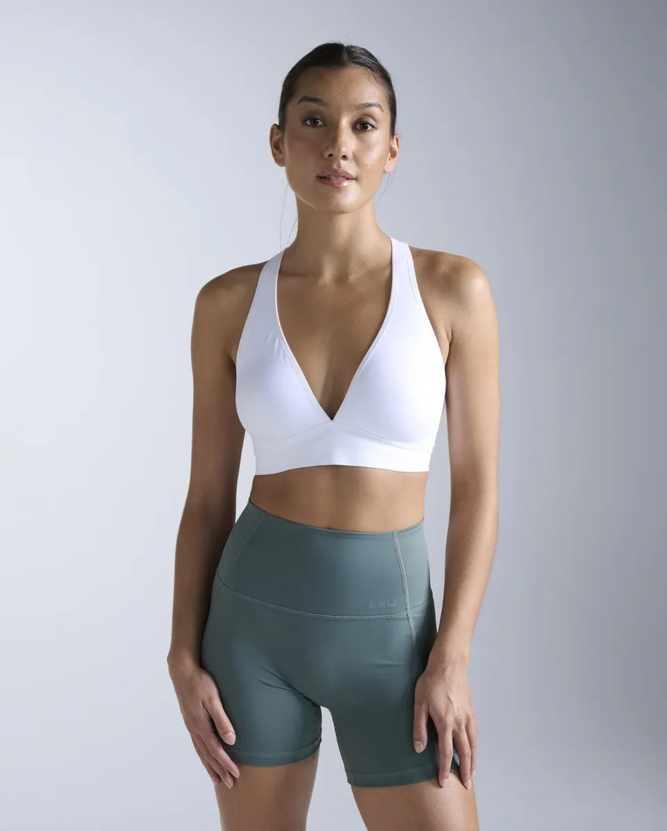 2xu-feather-flex-bonded-cross-back-bra-donna-reggiseno-sport-bianco image 1
