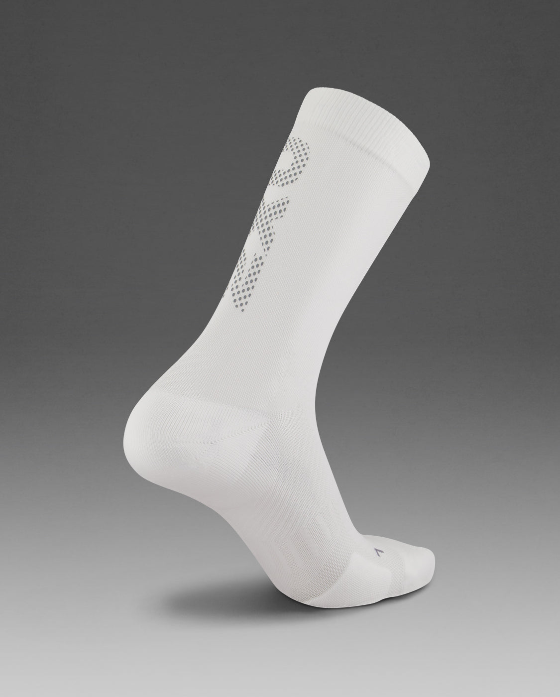2xu-vectr-reflective-crew-socks-bianco-calze-running-riflettenti image 3