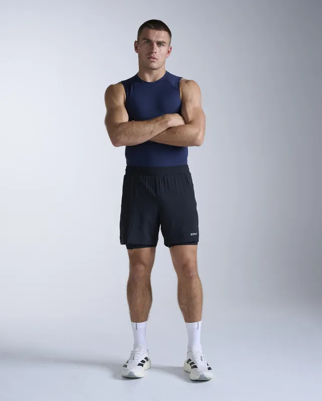2xu-core-compression-canotta-sleeveless-uomo-blu-base image 1