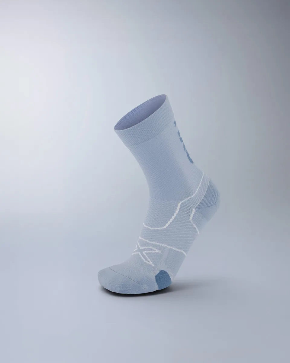 2xu-vectr-cushion-crew-socks-calze-running-compressione-azzurre image 1