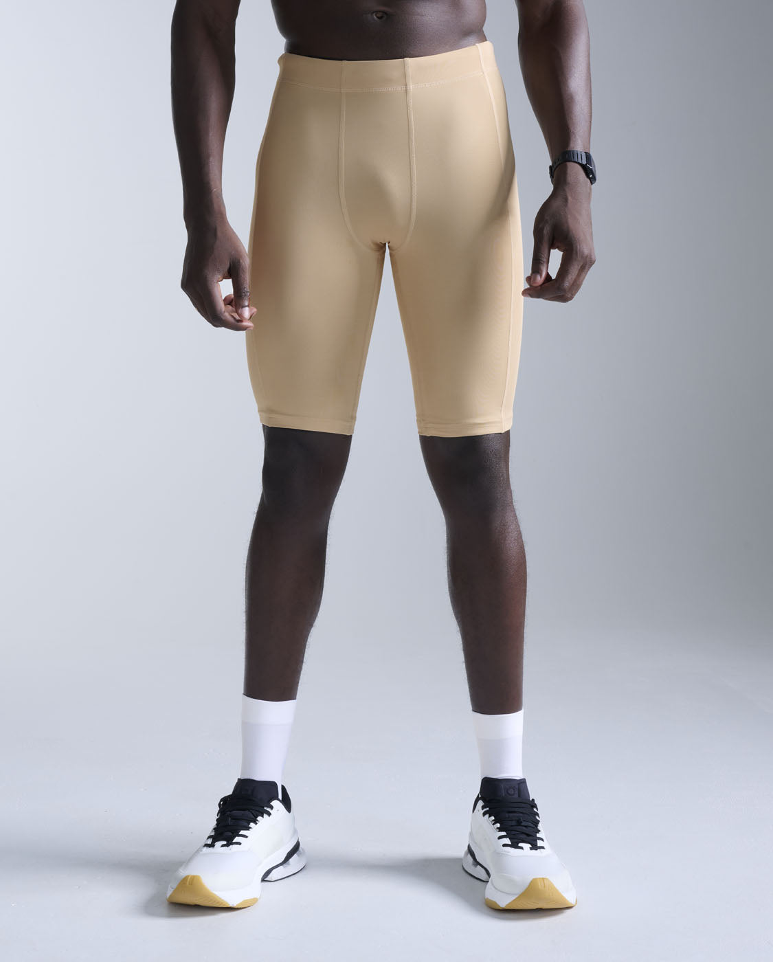 2xu-core-compression-short-pantaloncino-training-beige image 1