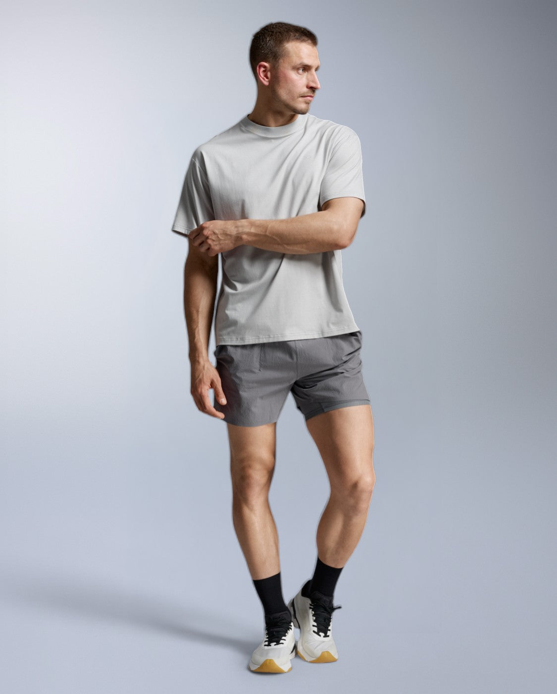 2xu-motion-oversized-tencel-tee-t-shirt-uomo-grigia-oversize image 4