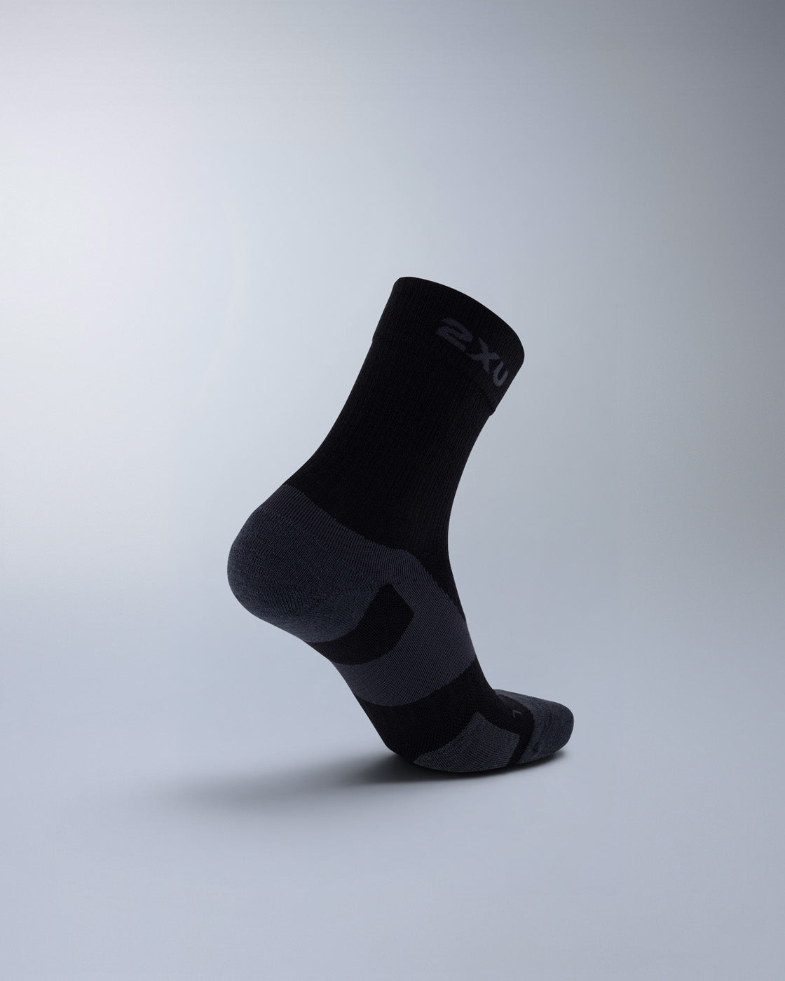 2xu-vectr-light-cushion-merino-crew-socks-calze-running-nero image 3