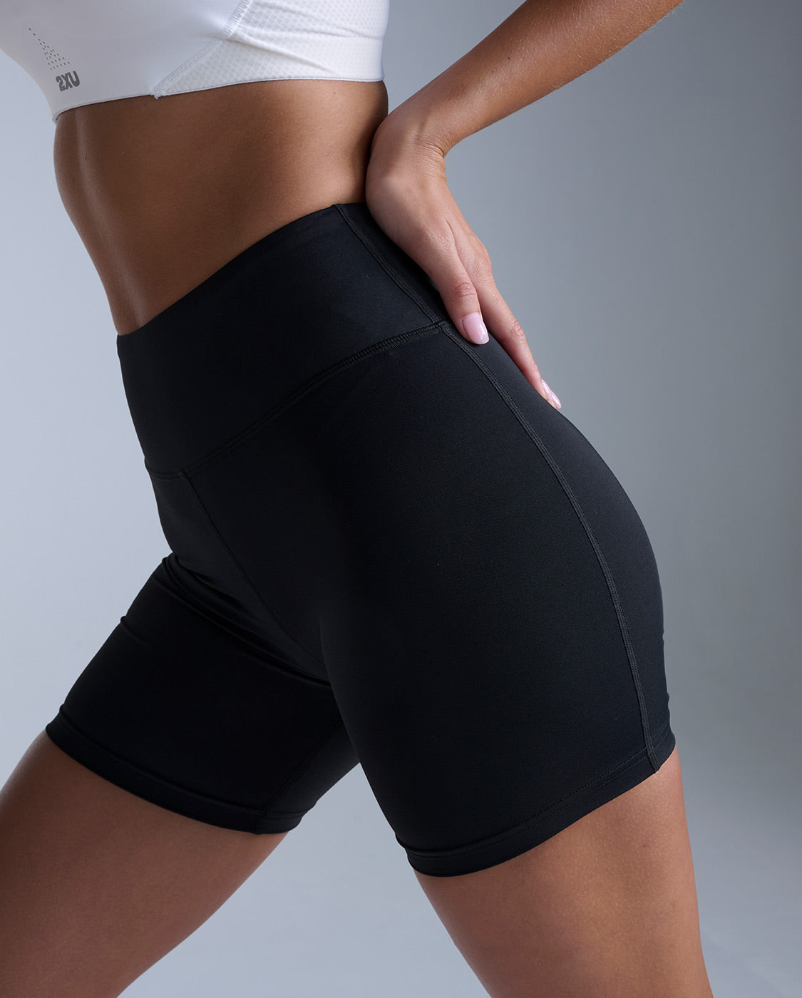 2xu-core-hi-rise-compression-shorts-5-pollici-game-day-vita-alta image 5