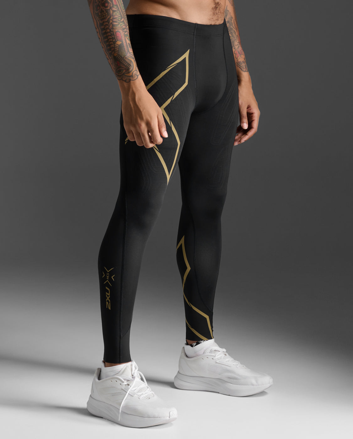 2xu-light-speed-collant-compressione-running-nero image 4